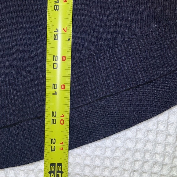 Rag & Bone Jeans Lexie Colorblock Raglan Knit Pullover, dark navy/white, S - Picture 10 of 10